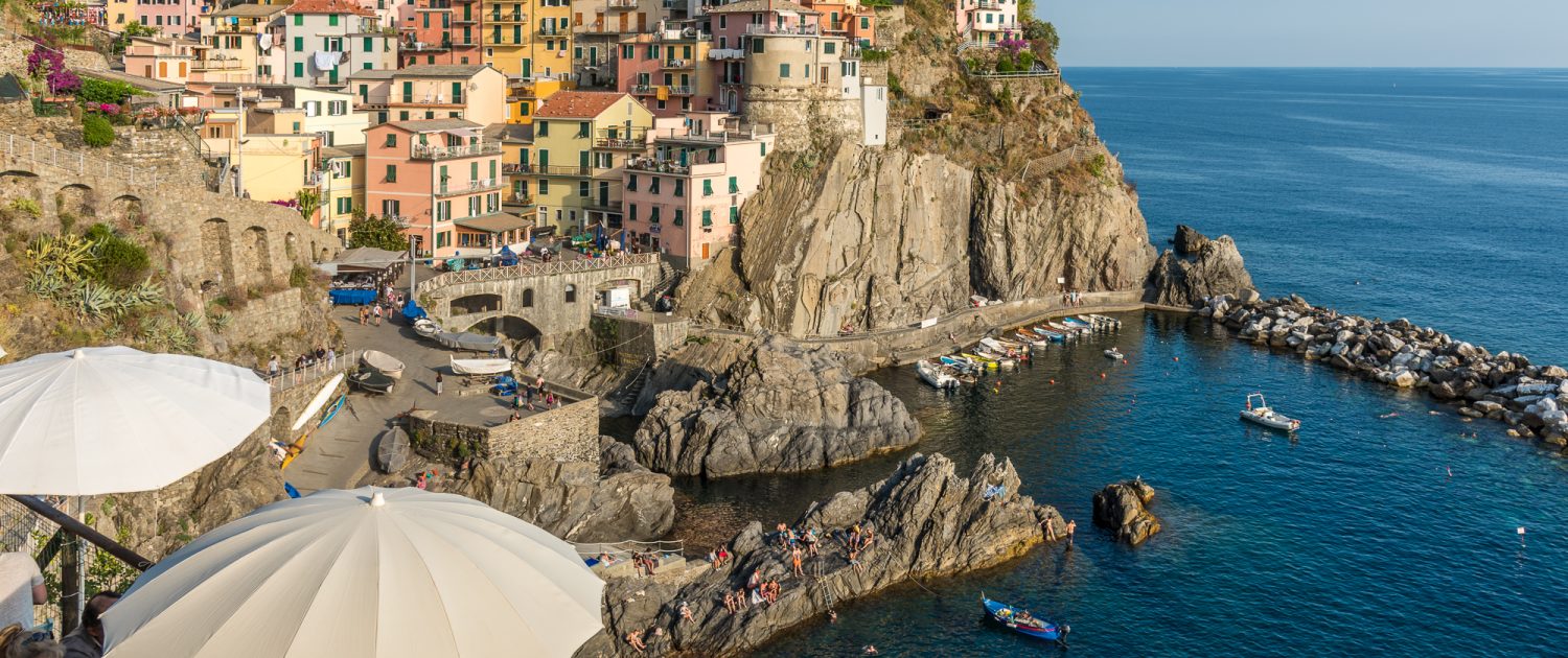 Manarola in den Cinque Terre, Ligurien. Standort unserer Wanderreise Cinque Terre, zu Gast bei uns